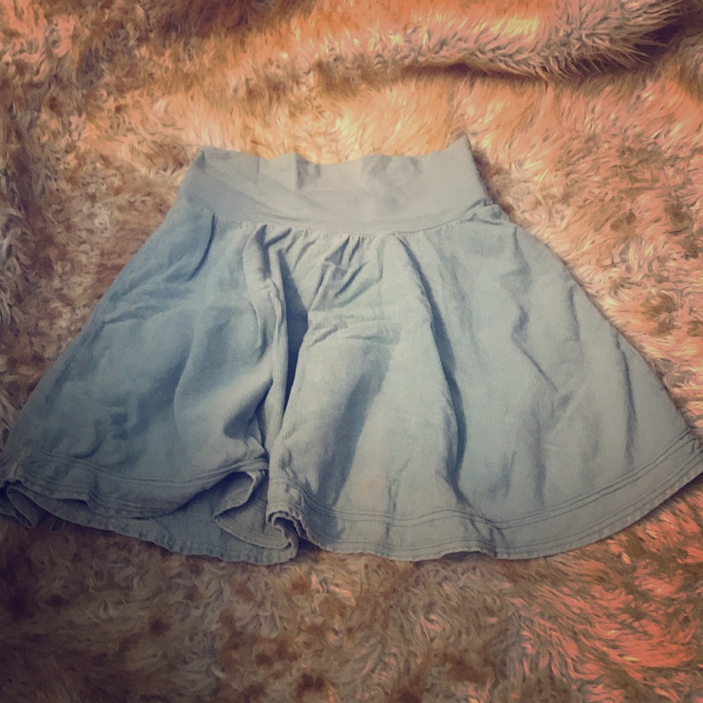 Corduroy mini skirt